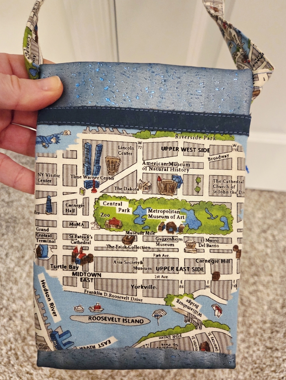 NYC Neighborhood Phone Crossbody